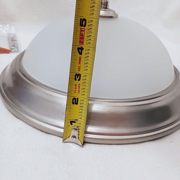 Thomas Lighting 13" CEILING HALLWAY Light Flush Mount SILVER BRUSHED NICKLE - Picture 5 of 10